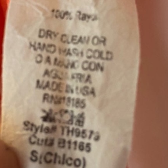 Red Floral Tie Front Crop Top - Picture 4 of 4